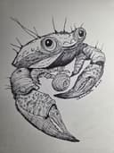 Crab Drawing