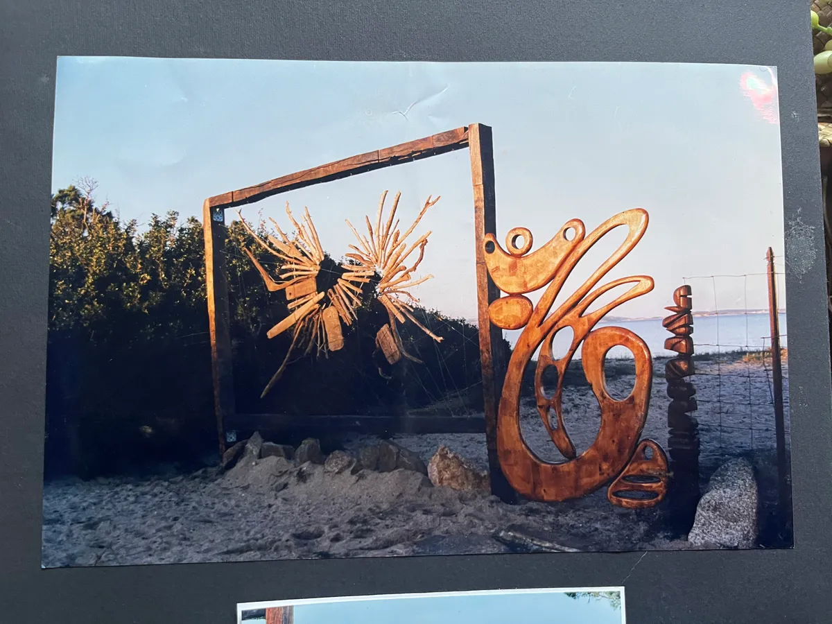 Artwork at the beach