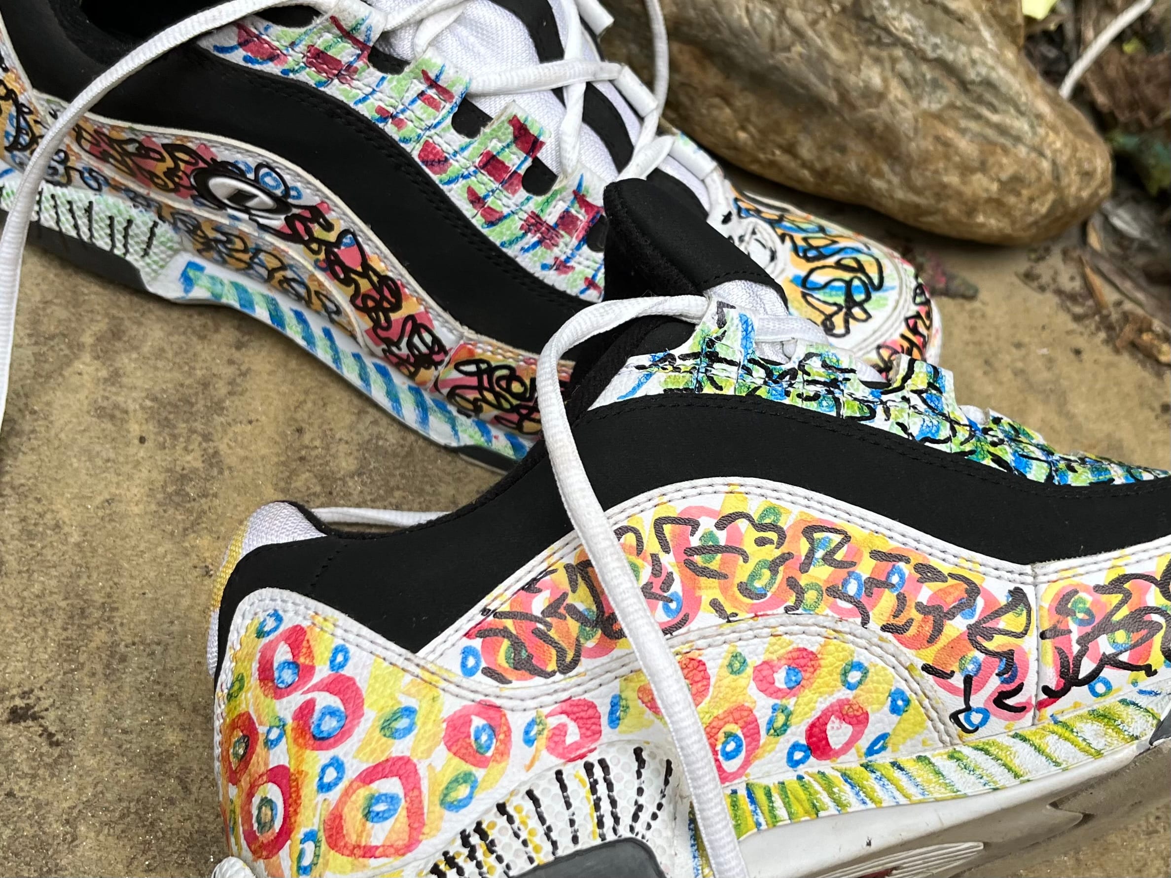 Artistic shoe transformation